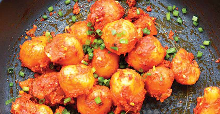 Crunchy and spicy dragon potato Crunchy and spicy dragon potato