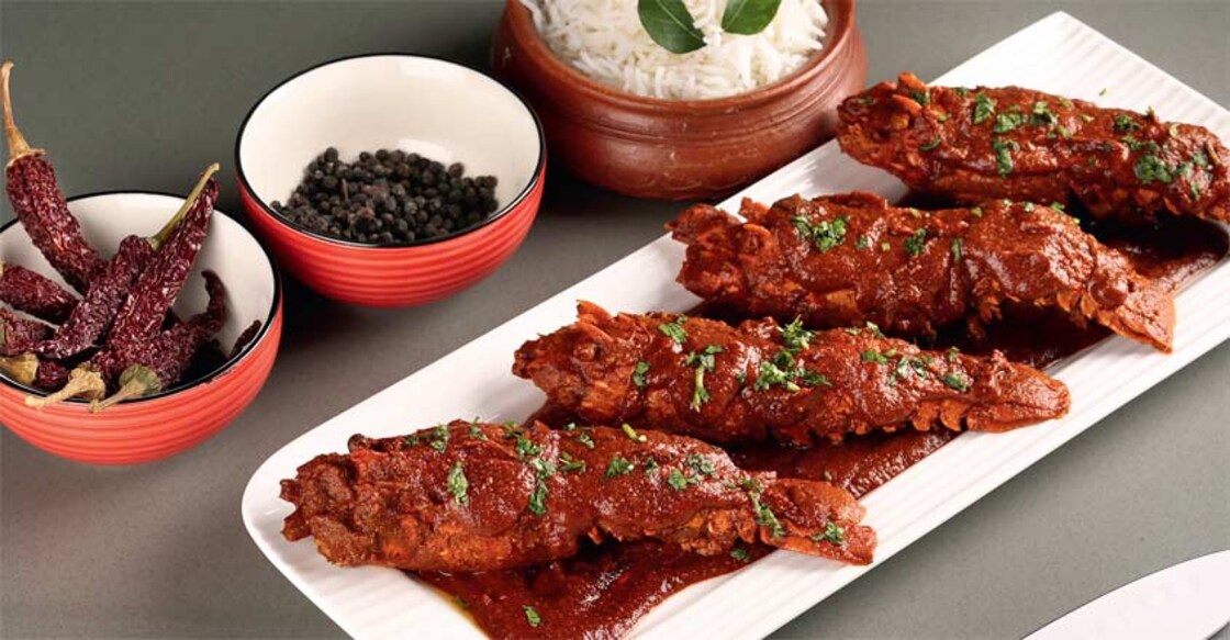 Lobster chilli roast