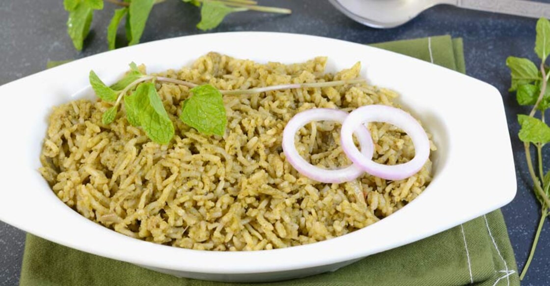 Fragrant and flavoursome mint rice | Shutterstock