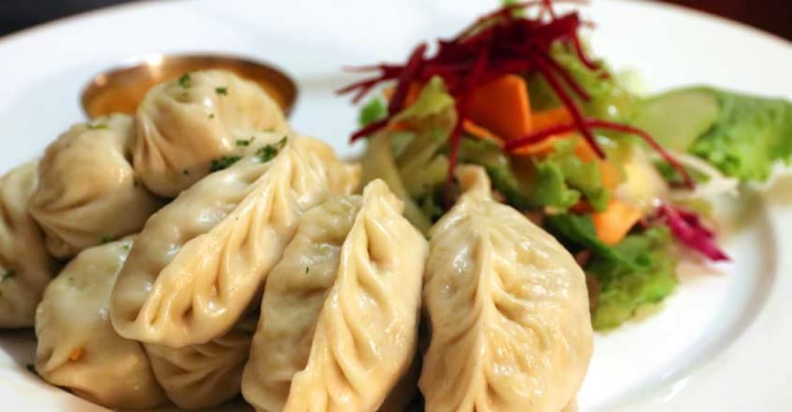 homemade traditional momos
