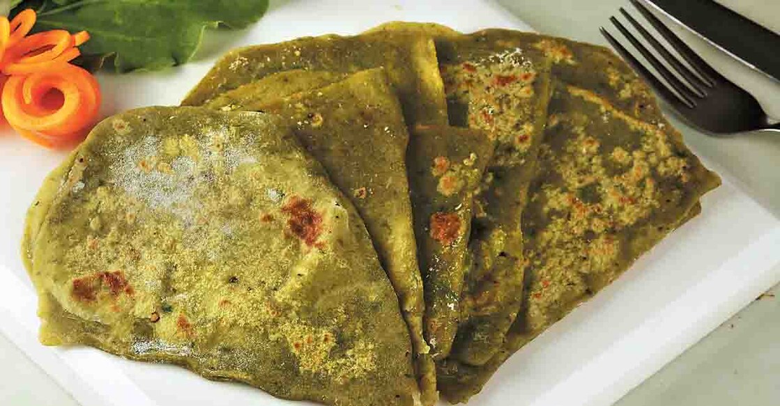 palak parantha