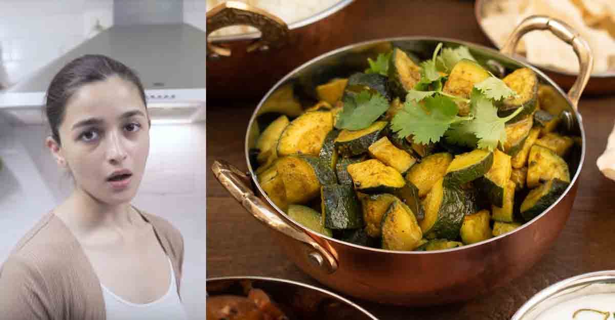 alia bhatt zucchini sabzi