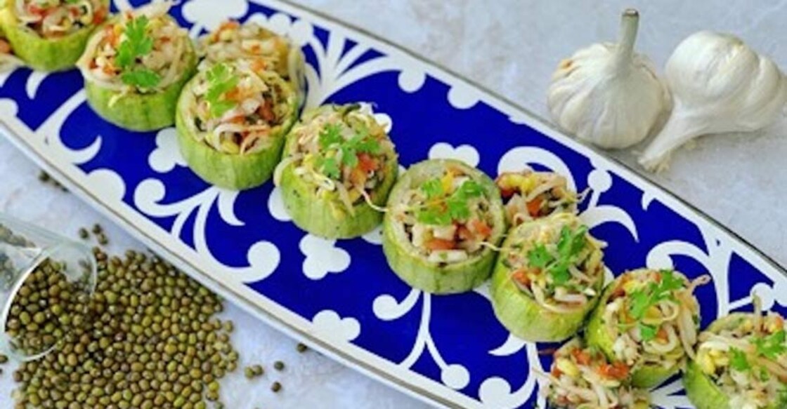 Lauki and sprout salad for sweltering lockdown days