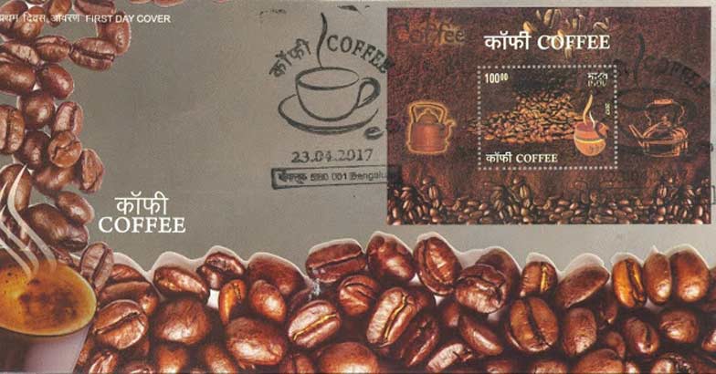 The Coffee Stamp released by India Post The Coffee Stamp released by India Post