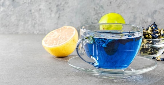Blue butterfly pea flower tea Blue butterfly pea flower tea