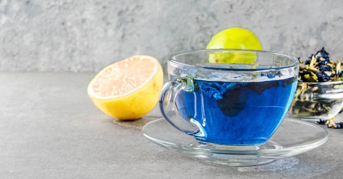 Blue butterfly pea flower tea Blue butterfly pea flower tea