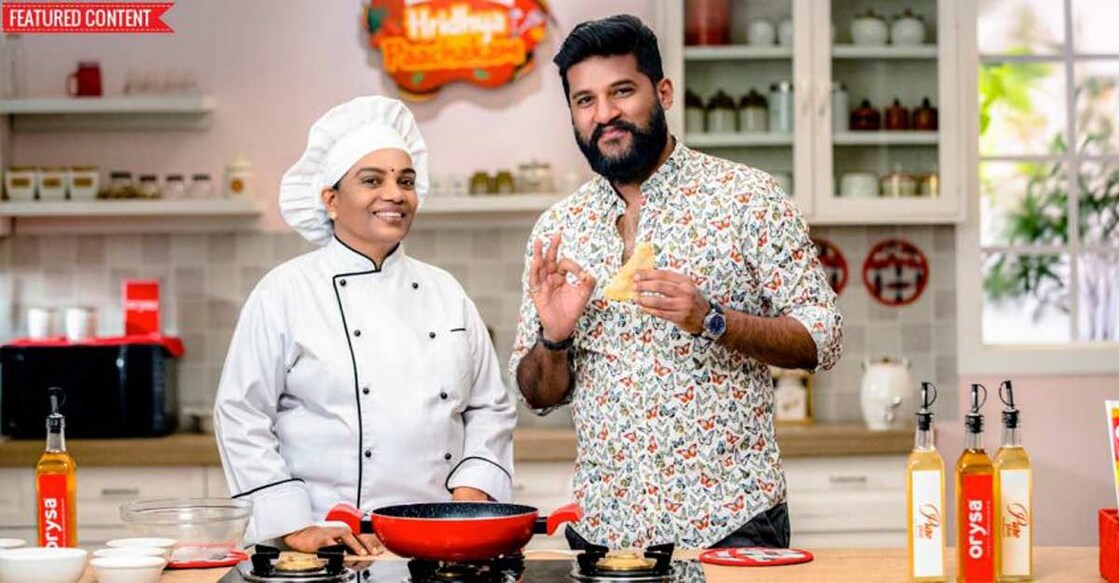 Chef Latha and Vijay Yesudas cook madhura ada