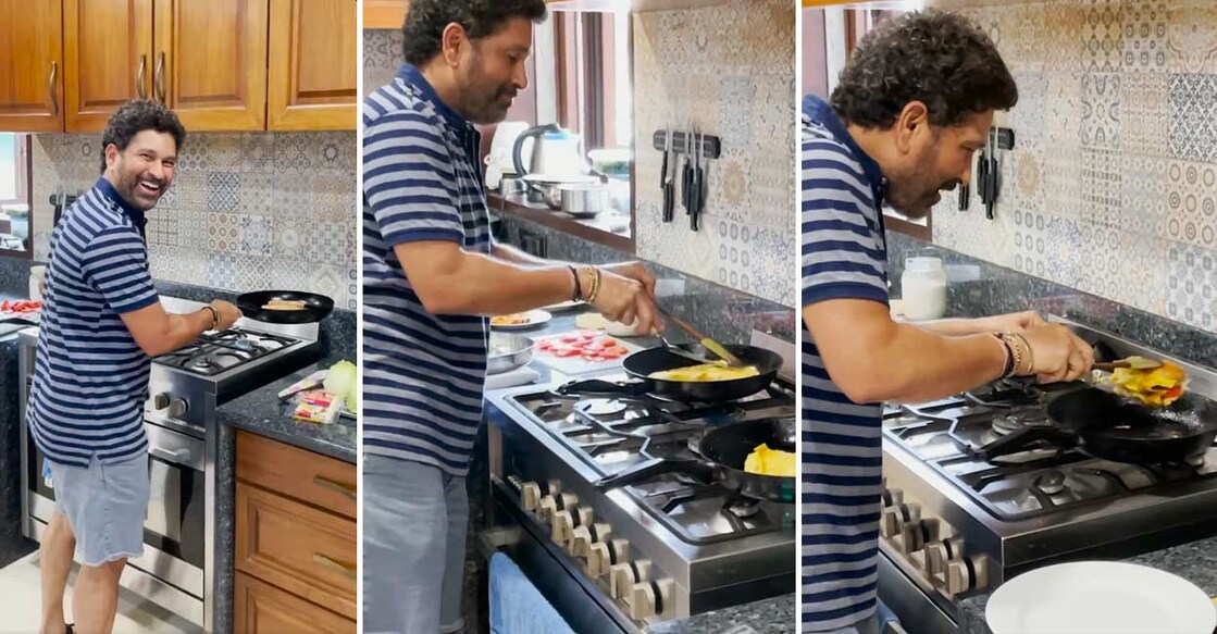 Sachin does a Salt Bae; cricketer impresses netizens with latest cooking video
