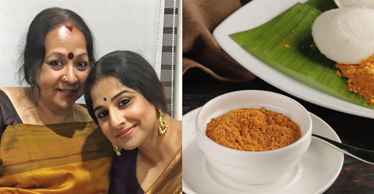 Vidya Balan and her mother (L). Photo: Special Arrangement