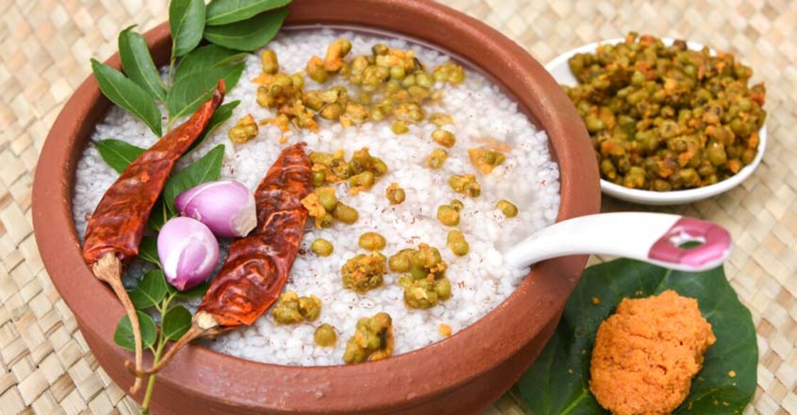 Traditional rice porridge/payaru kanji. Photo: Shutterstock/Santhosh Varghese
