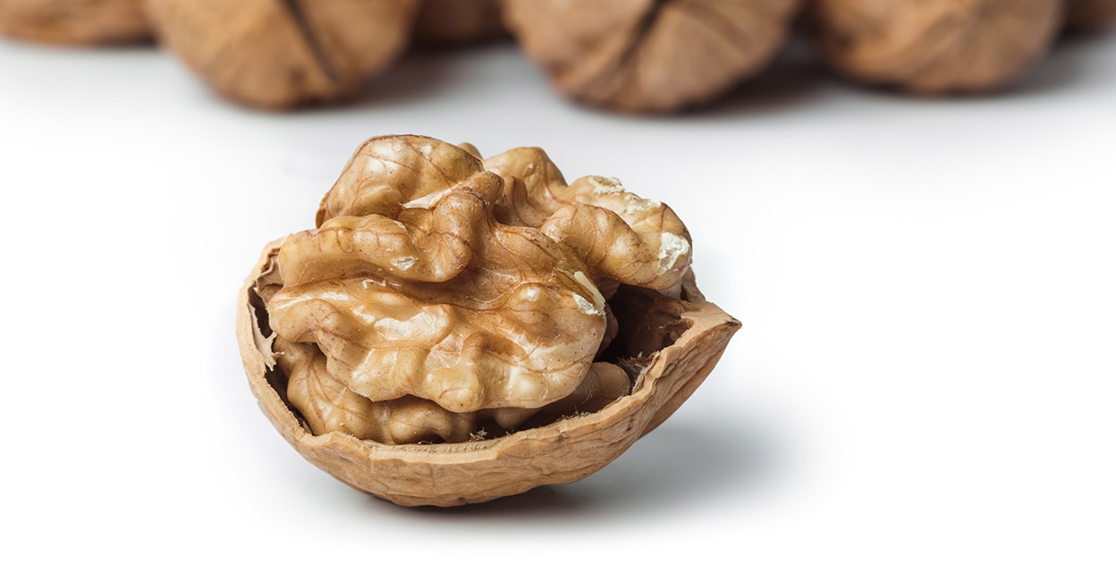 walnut Ripe walnuts. Photo: Shutterstock/ Tatiana Popova