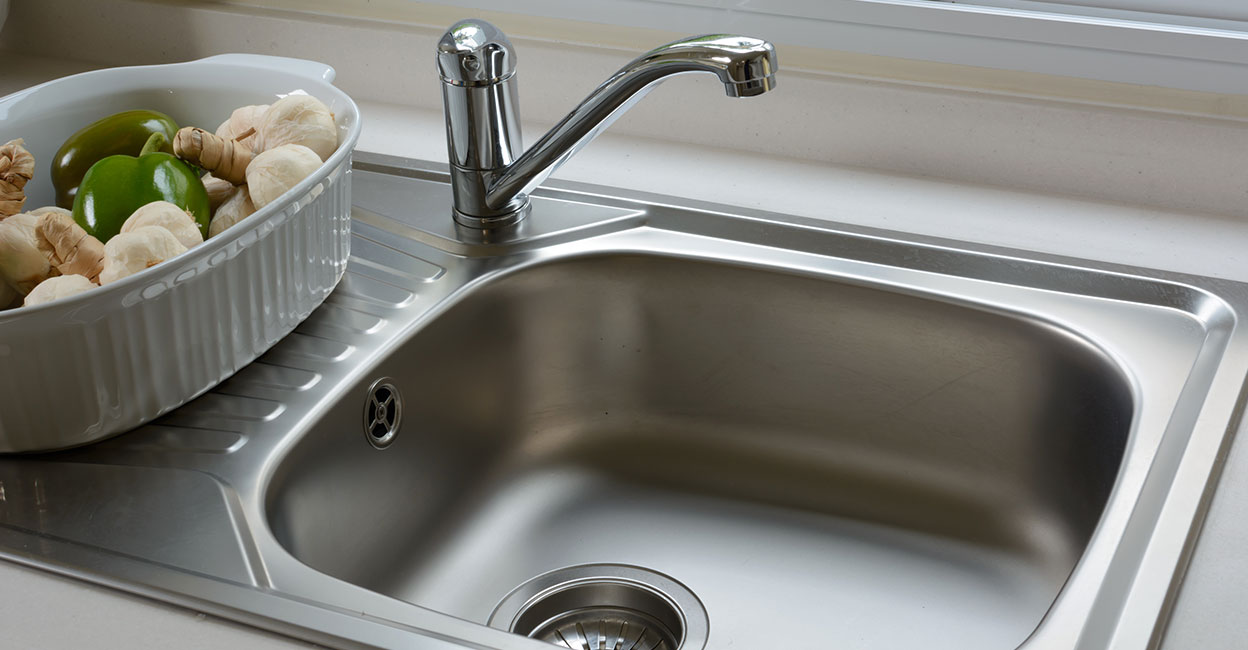 Clean your kitchen sink the right way with these two ingredients