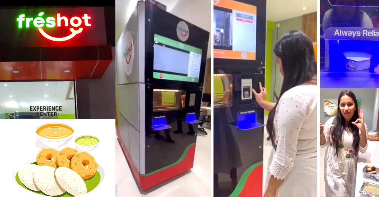 Now get fresh idli & vada out of these special ATMs at Bengaluru metro stations
