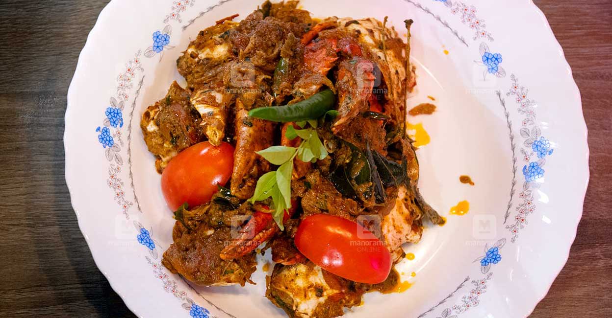 Spicy mud crab roast. Photo: Manoramaonline