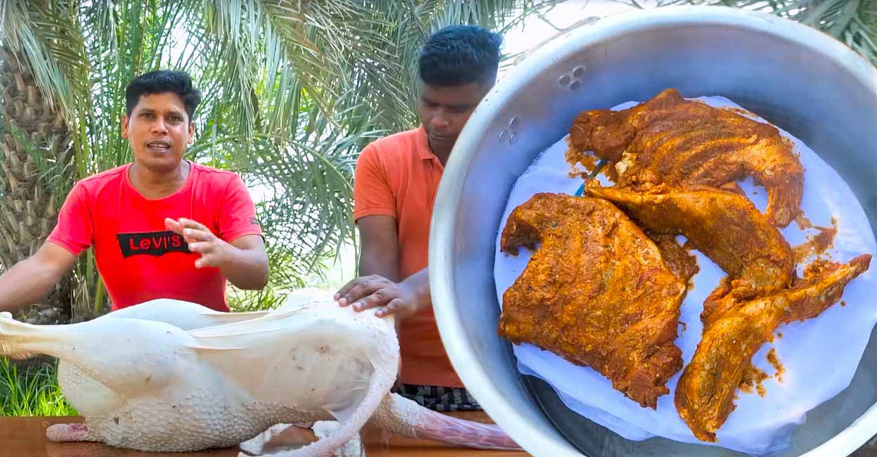 What in the bird! Vlogger Firoz Chuttipara grills gigantic ostrich in viral video What in the bird! Vlogger Firoz Chuttipara grills gigantic ostrich in viral video