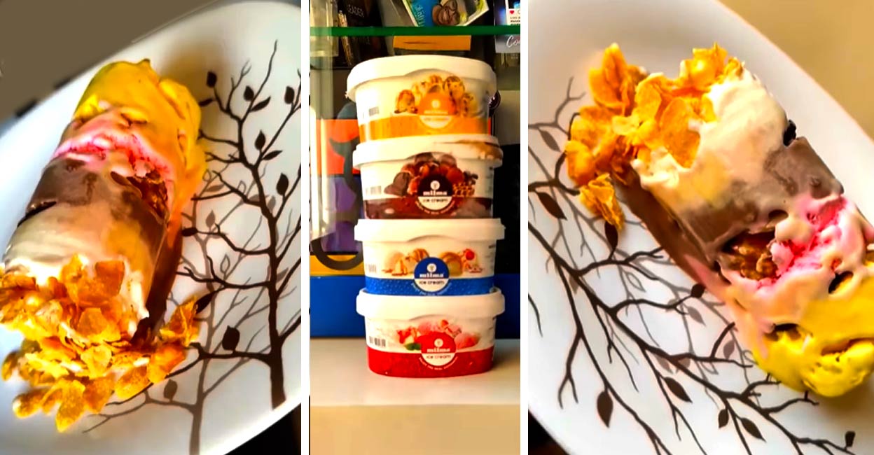Make this viral ice cream puttu at home