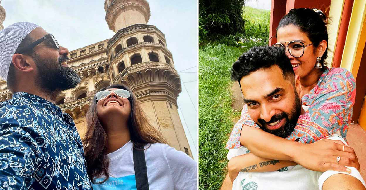 Amrutha Suresh and Gopi Sundar get a slice of history in Hyderabad 