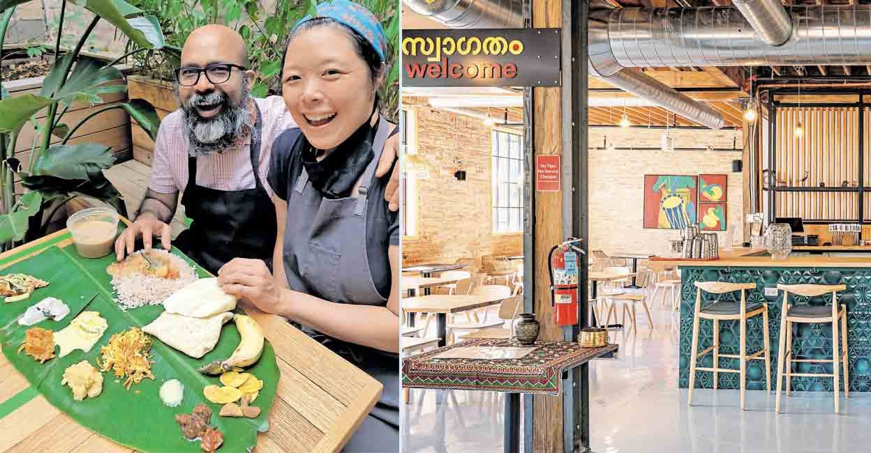 'Thattu' restaurant is run by Kozhikode-native Vinod Kalathil and his US-citizen wife Margaret Pak. Photo: Special Arrangement
