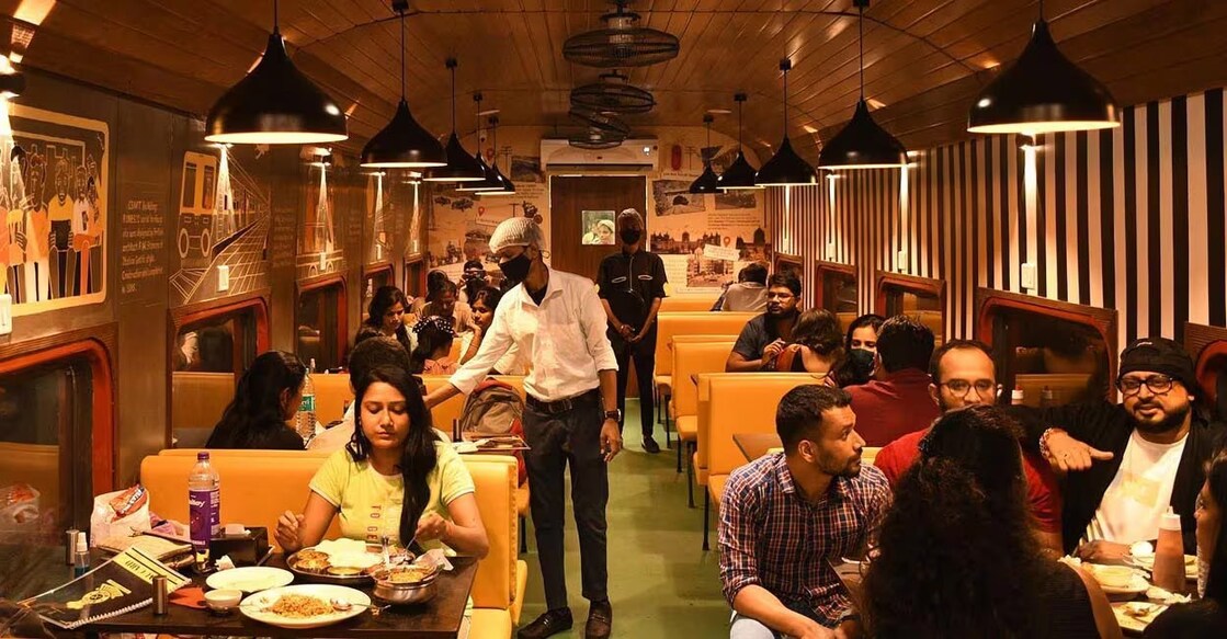 You may miss the rumbling sound of a train but these eateries serve a myriad of food items that are delectable. Photo: Bogie Wogie Restaurant On Wheels/Facebook