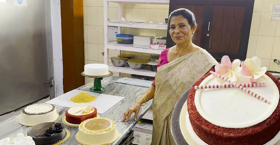 The story of Ann's Bakery begins with Annamma Joseph baking a cake at home in 1984. Photo: Manorama Online
