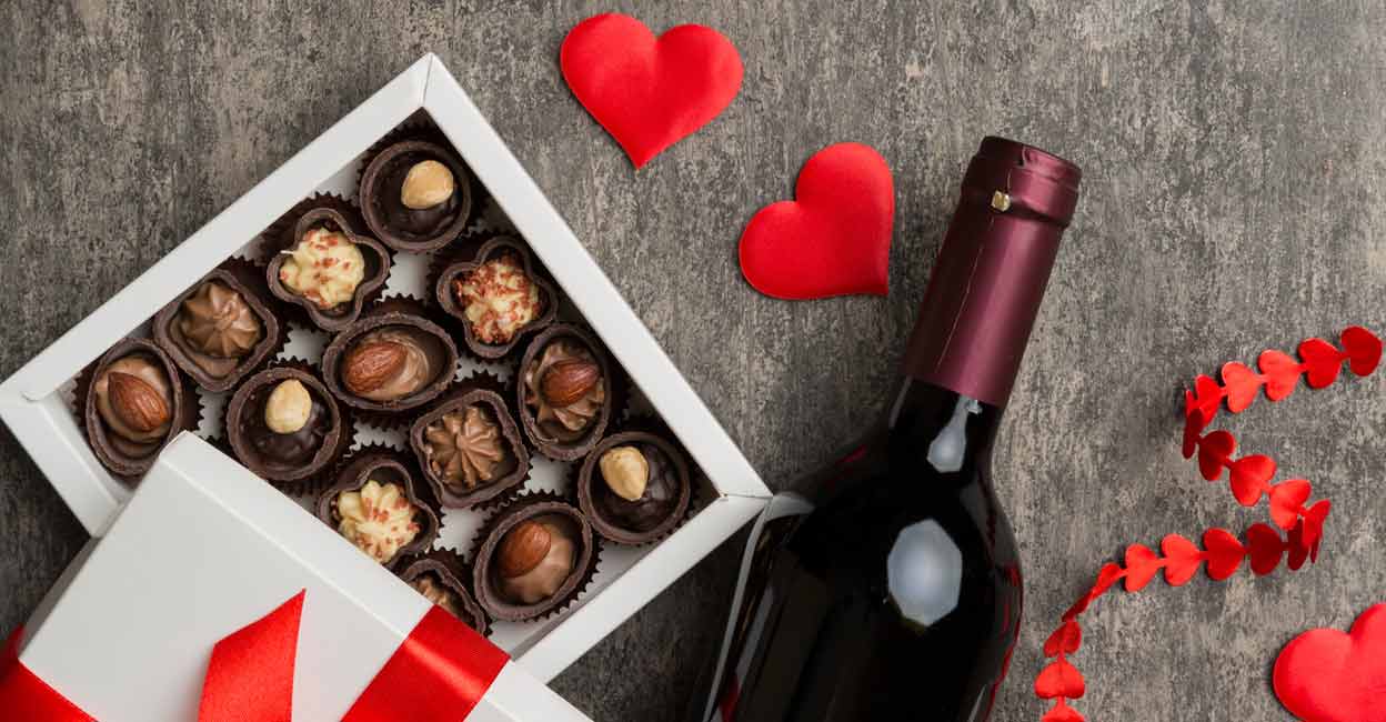 Wine chocolate deals