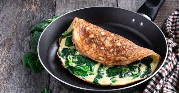 spinach-omlette spinach-omlette