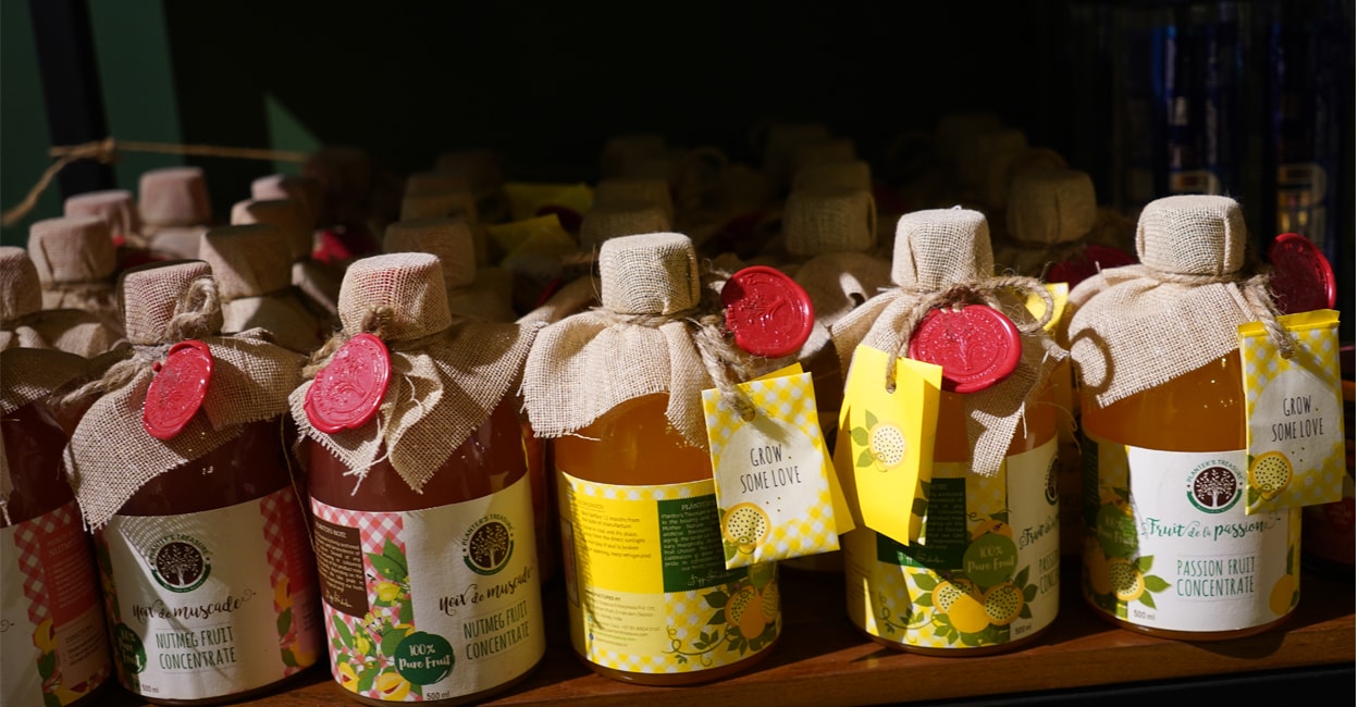 fruit-concentrate Fruit concentrates being sold at Pandhal Deli & Cafe's Kadavanthra restaurant. Photo: Gayathri Krishna