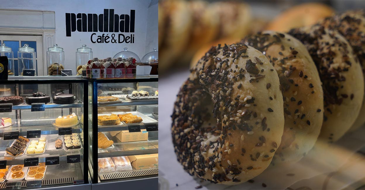 pandhal-add-4 Pandhal Deli & Cafe in David Hall, Fort Kochi, and their in-house baked Bagels. Photo: Gayathri Krishna