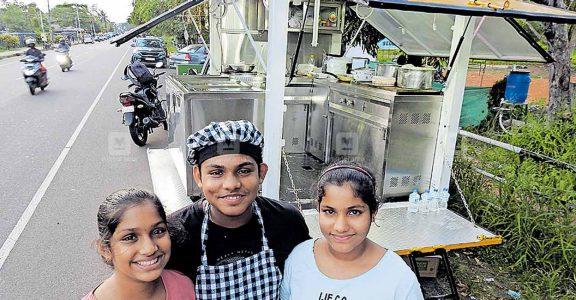 Meet this school-going Kottayam sibling trio, who run a food truck