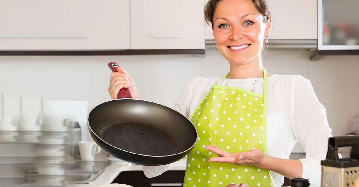 Nonstick pans and vessels have less longevity than the utensils that are made using copper, stainless steel, carbon steel and cast iron. Photo: JackF/iStock