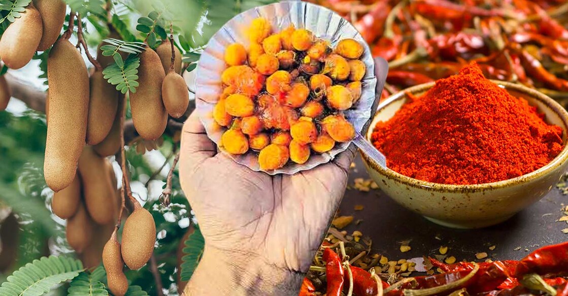Kach is a masala paste made from ingredients such as tamarind, chilly powder, and sugar, ensuring that it is a balanced blend of pungency, sourness, and sweetness. Photo: Manorama/Shutterstock/Kleber Cordeiro/pritam biswas 23491