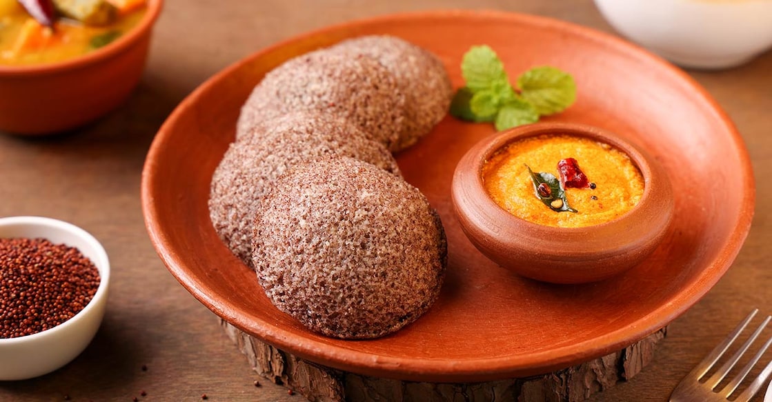 Ragi idli. Photo: Shutterstock/Santhosh Varghese