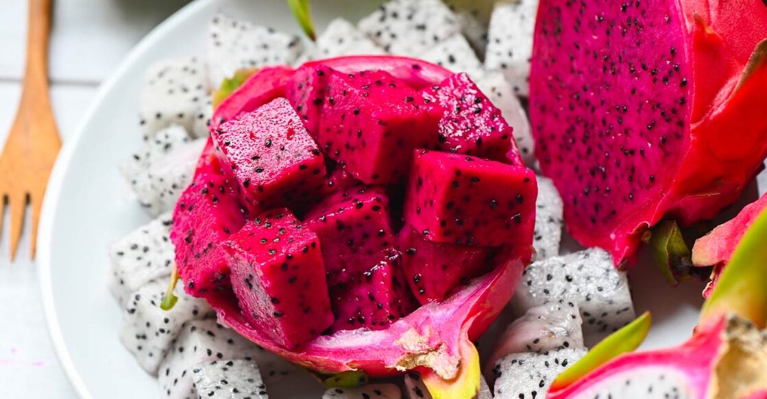 Dragon fruit slices. Photo: Shutterstock/Bigc Studio
