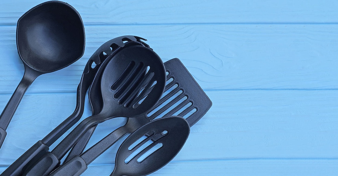 Blck plastic kitchen utensils Representative image: Shutterstock/Butus