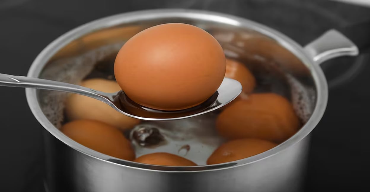 Boiling eggs Boiling eggs on a saucepan. Photo: Shutterstock/New Africa
