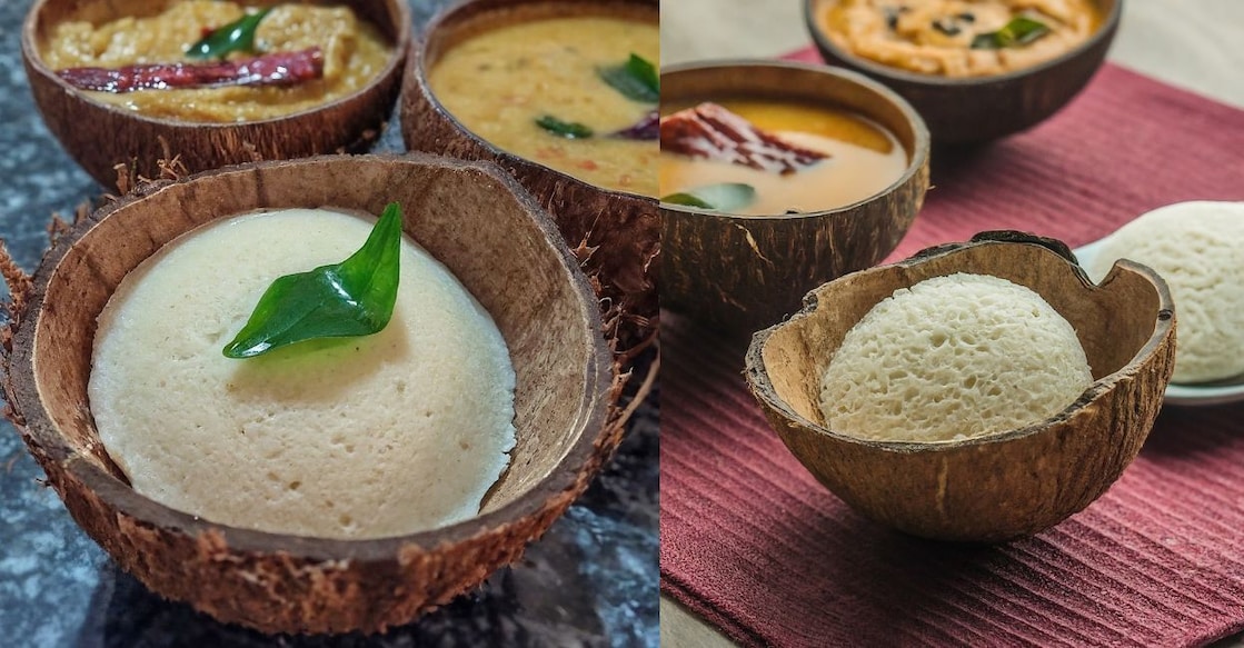 Have you tried this viral coconut shell idli yet? Coconut shell idli. Photo: Onmanorama