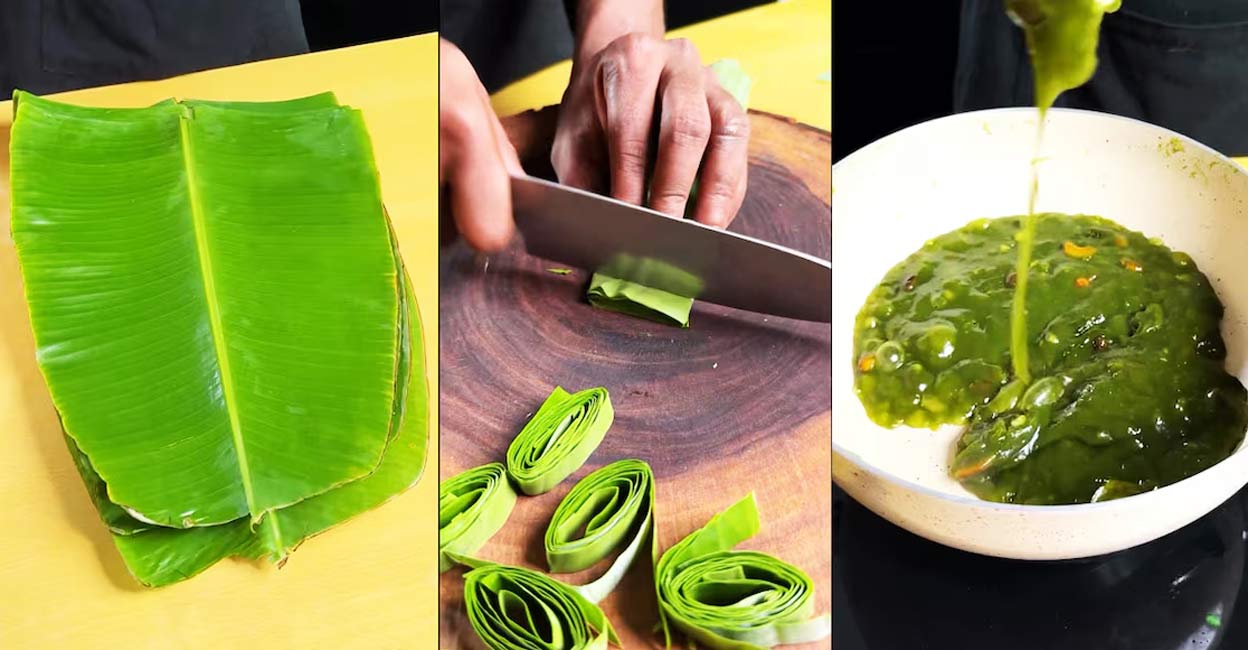 Banana leaf halwa: A feast or a failure? Photo: Instagram @great_indian_asmr