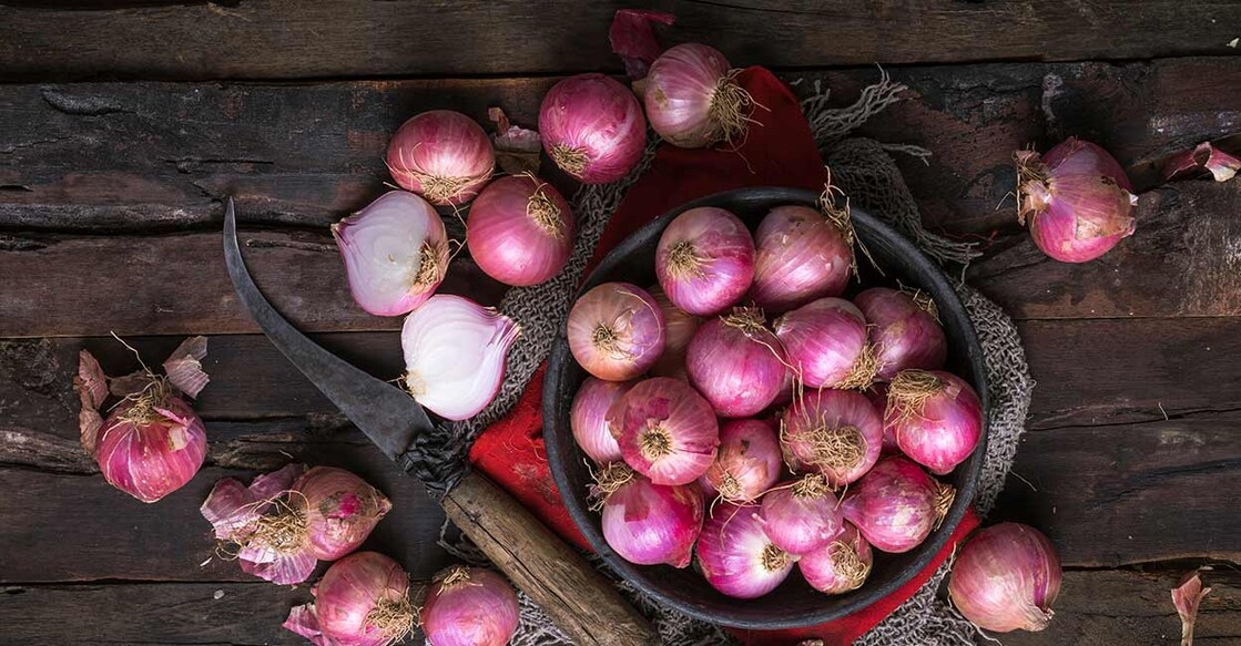 Raw Indian onions. Photo: iStock/Kailash Kumar