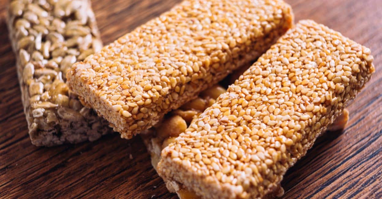 Sesame seed bar Sesame seed bar. Photo: iStock/ruslan117