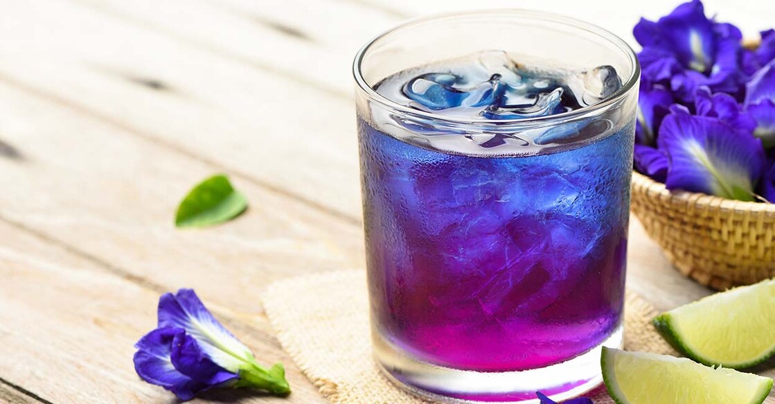 Butterfly pea flower tea. Photo: Shutterstock/Photoongraphy

