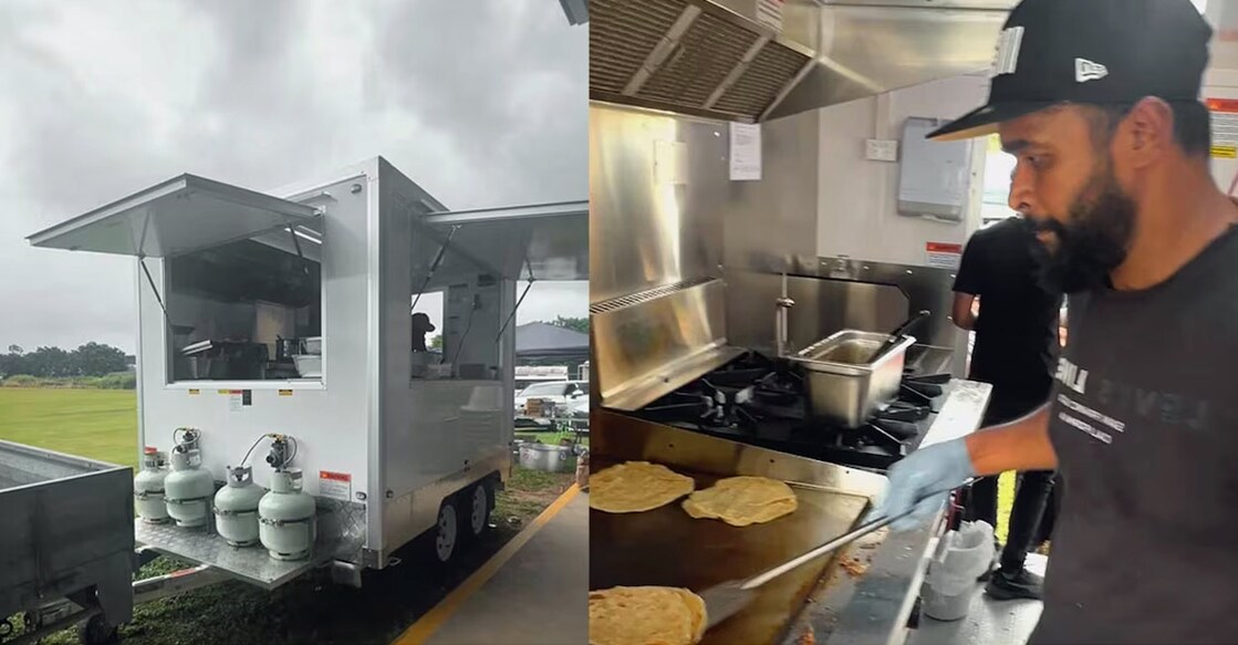 Specializing in classic Malabar porotta, beef delicacies, biryani, pazhampori (banana fritters), and a range of other delectable dishes, Nithin's food truck has become a local favourite. Photo: Special Arrangement