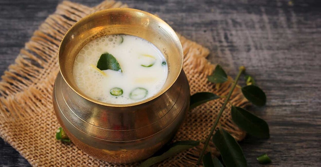 Sambharam- spiced buttermilk. Photo: iStock/vm2002
