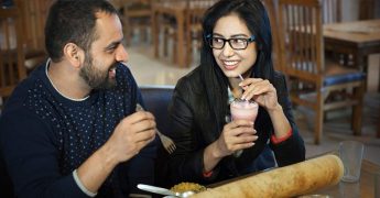 Pink water, lime slice and fennel seeds: The quintessential Indian dining experience