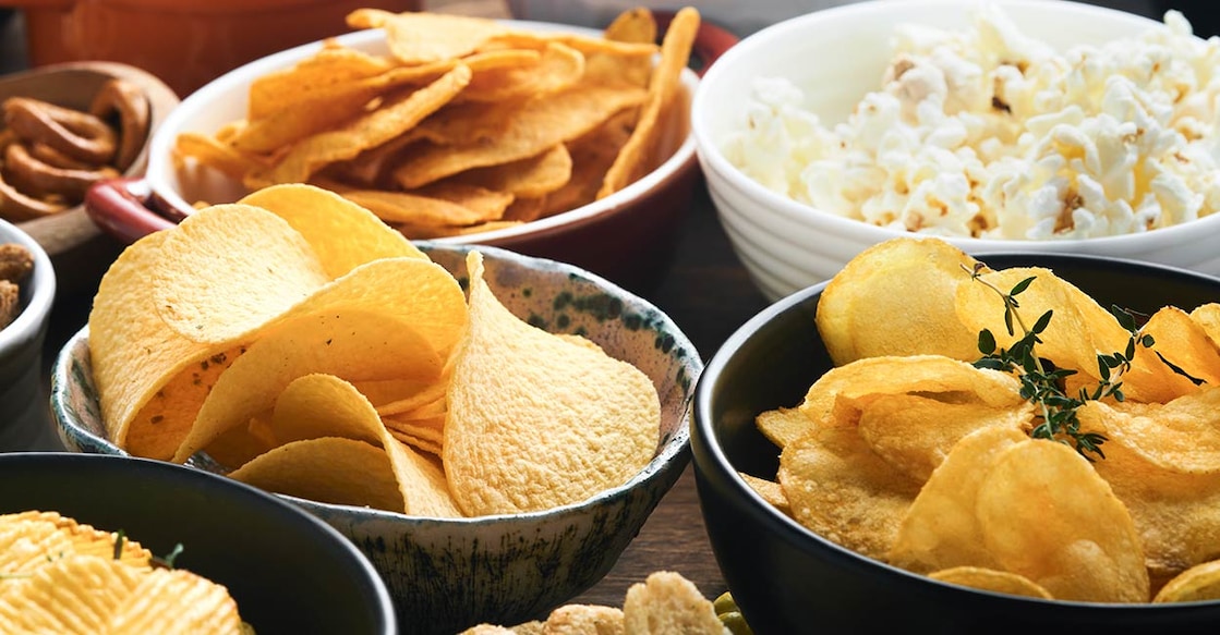 Chips and pocorn Representative image: Shutterstock/Katarzyna Hurova