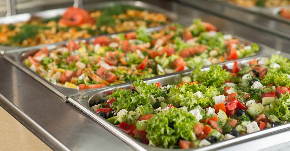 Salad buffet. Photo: Shutterstock/Bolyuk Studio