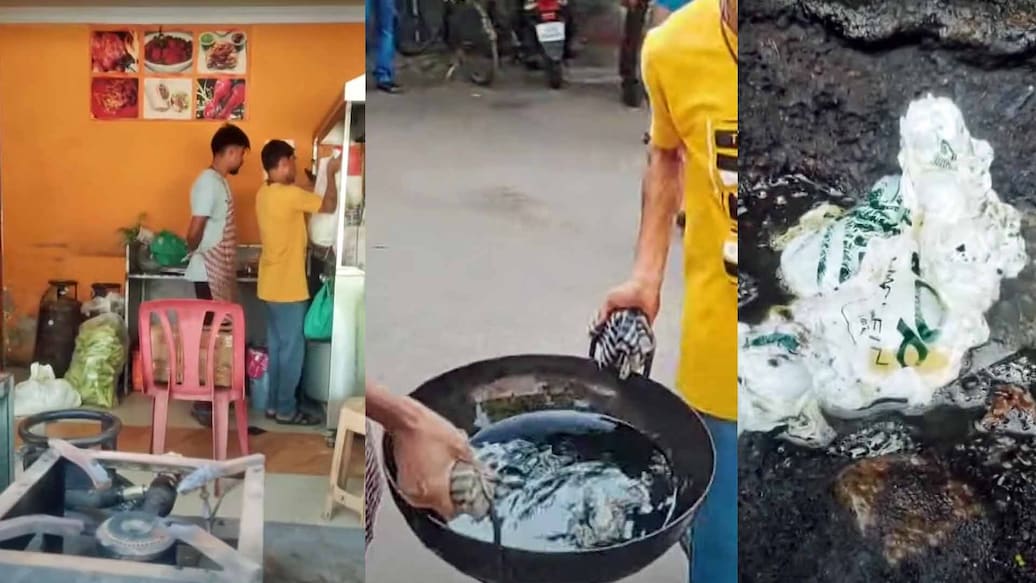 Melted plastic in your snacks? Kollam raid exposes shocking food hazard A Kollam snack shop was shut down after health officials discovered melted plastic covers being mixed into cooking oil, posing serious health risks to consumers. Visuals: Manorama News