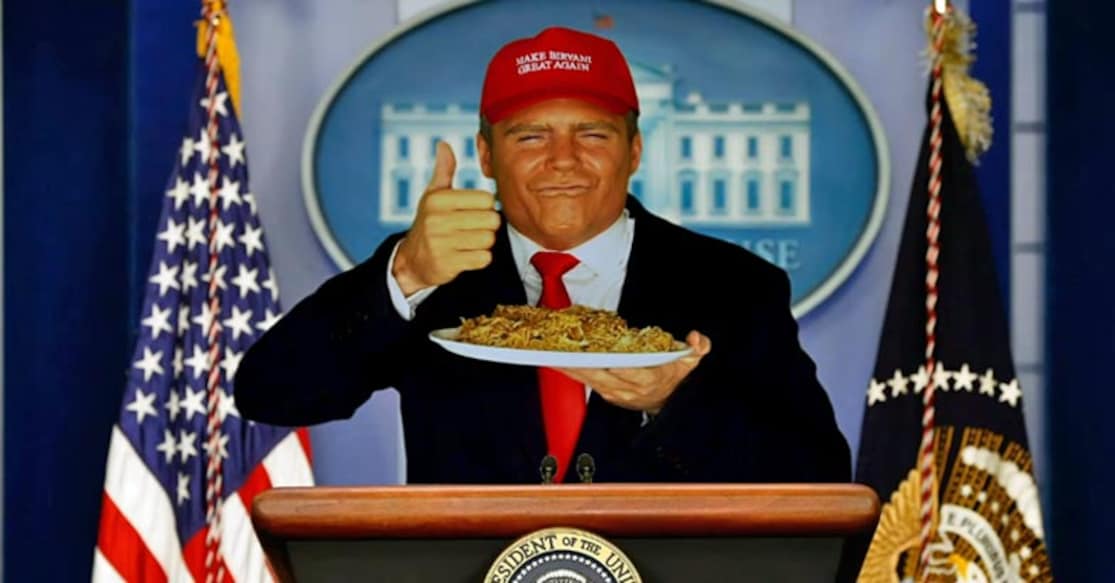 Screengrab from Biryani Anthem – a parody to Ed Sheeran's 'Shape of You'