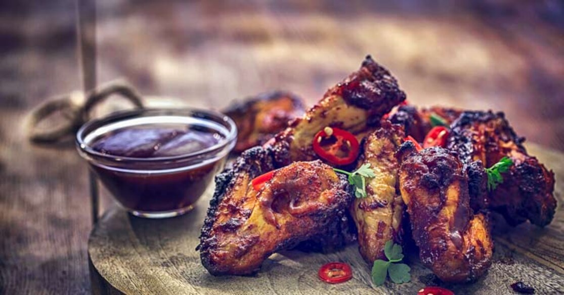 599895464, Barbecued chicken