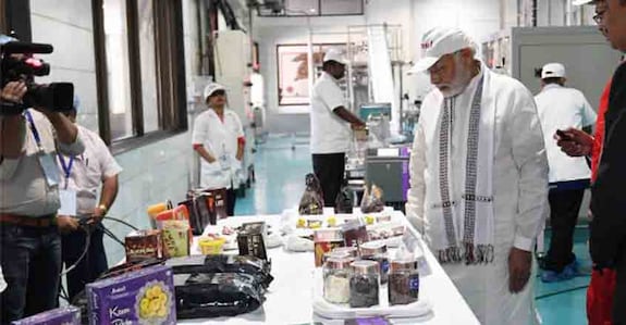 modi Modi inaugurated Amul's premium chocolate plant worth Rs 533 crore in Anand, Gujarat.