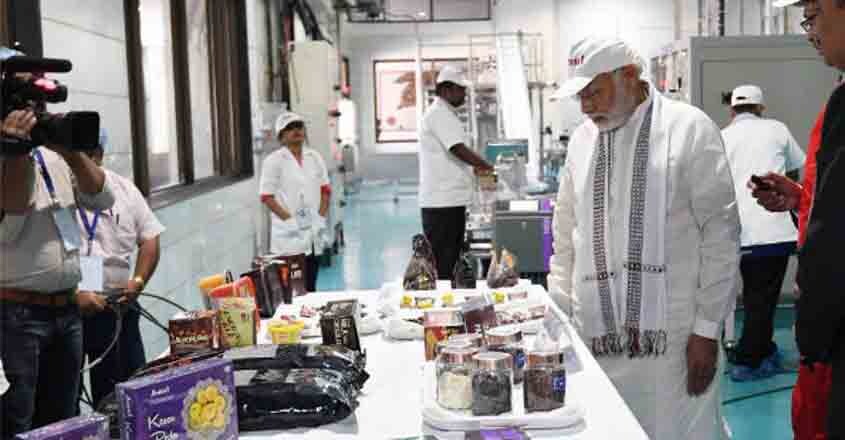 Modi inaugurated Amul's premium chocolate plant worth Rs 533 crore in Anand, Gujarat.